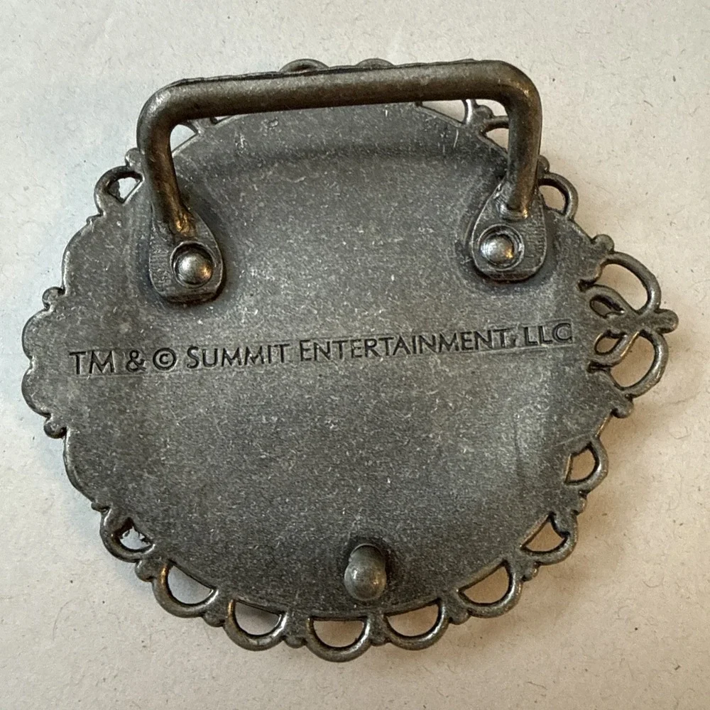 Twilight Saga Cullen Family Crest Belt Buckle Summit Entertainment Pewter Tone